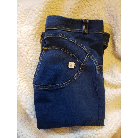 Dark Blue Freddy's Skinny Pants - Picture 3 of 4